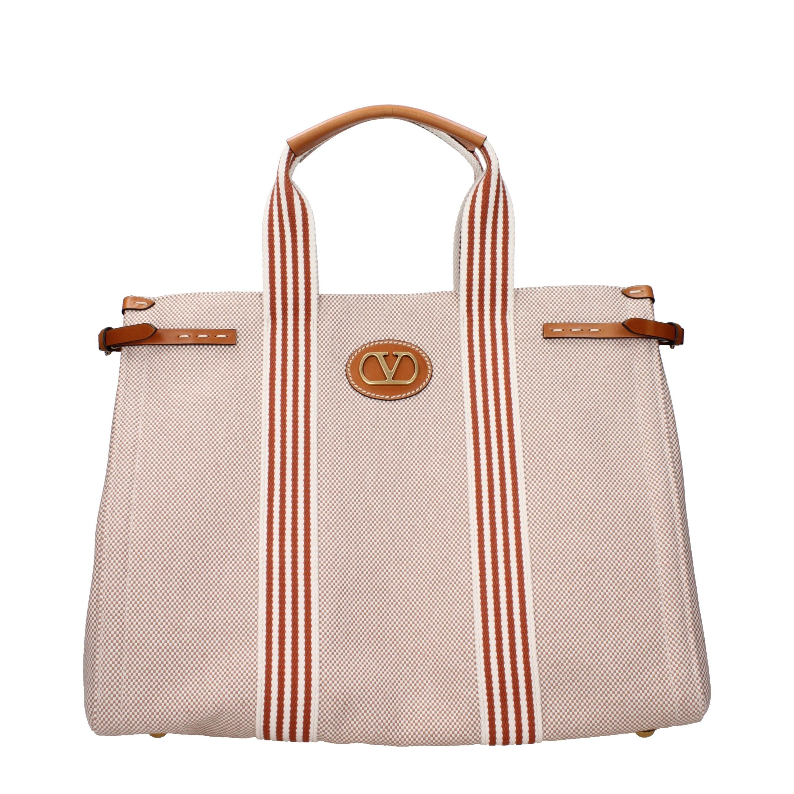 Valentino Garavani Beige Fabric Handbag Valentino Garavani