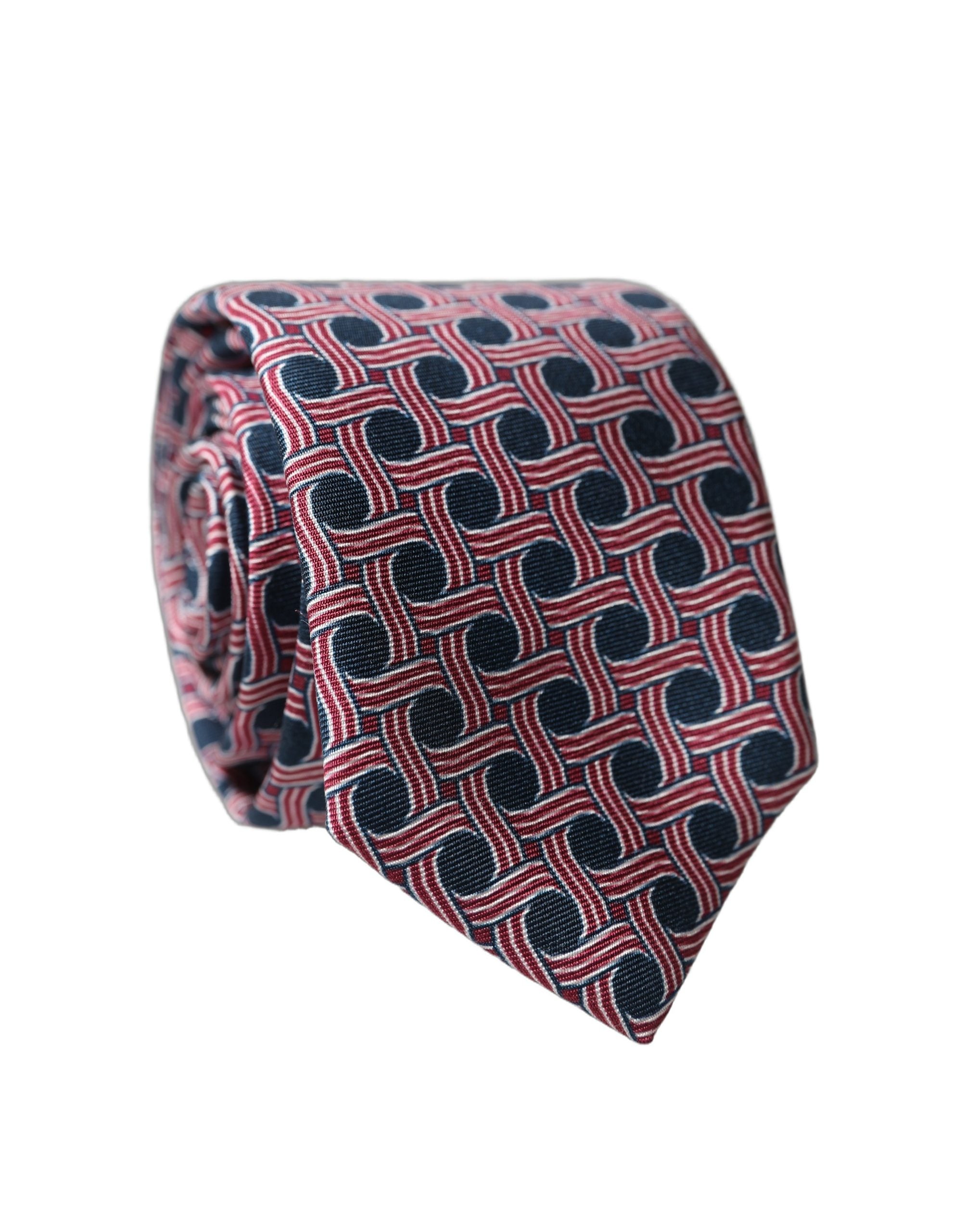 Dolce & Gabbana Multicolor Patterned Silk Adjustable Men Tied Necktie Tie Dolce & Gabbana