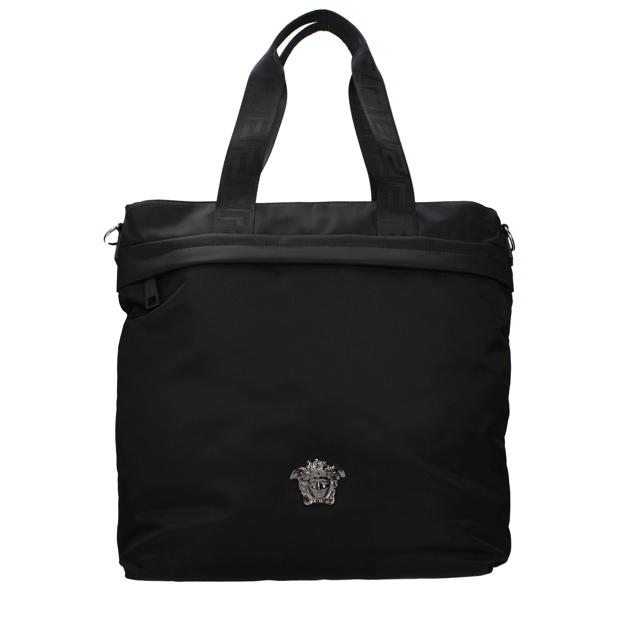 Versace Black Nylon Shoulder Bag Versace