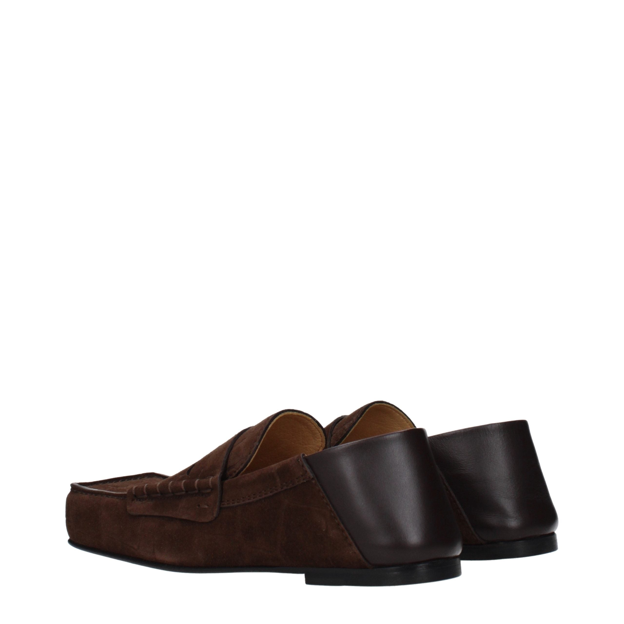 Jacquemus Brown Leather Slip-On Loafers Jacquemus