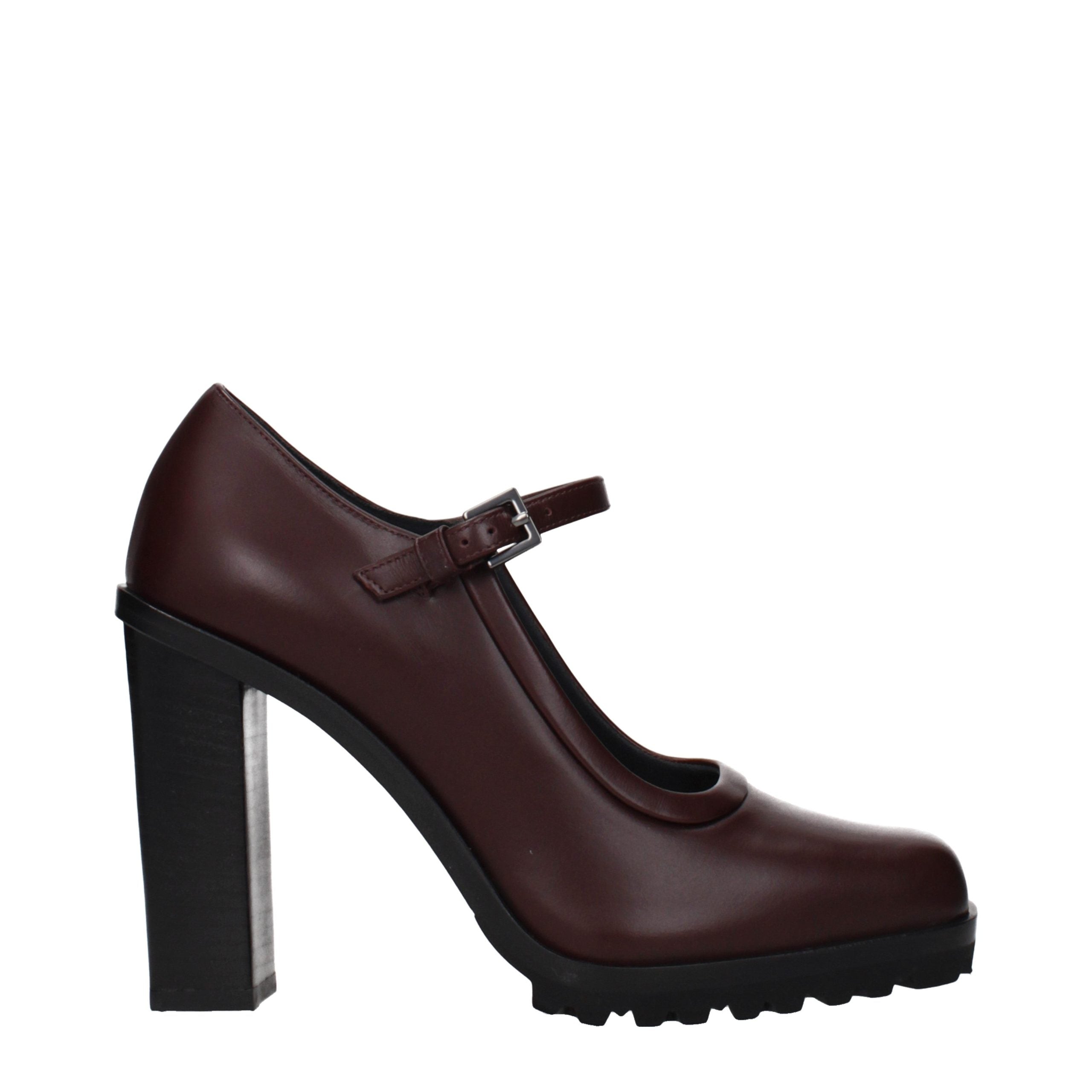 Max Mara Brown Leather High Heel Pumps Max Mara