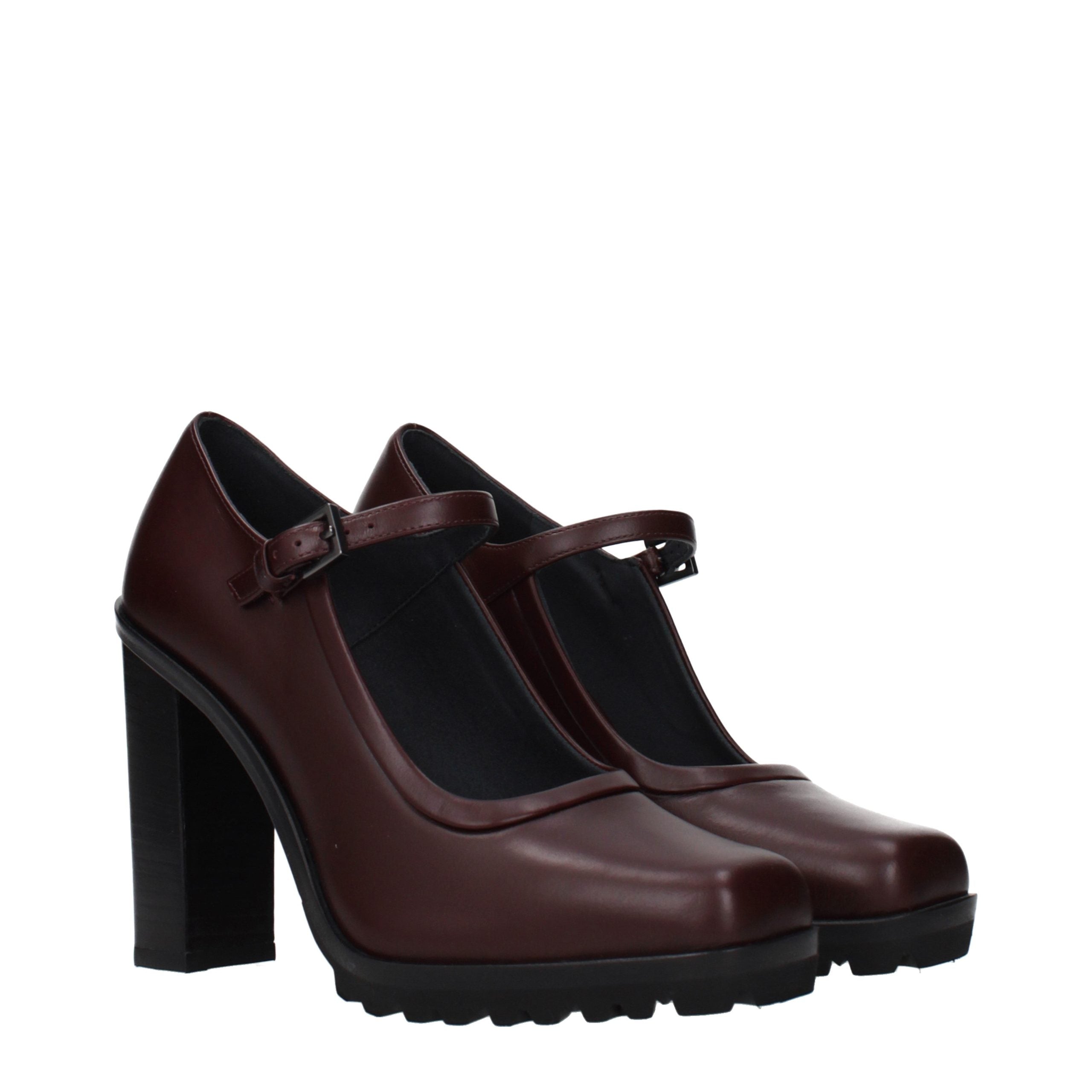 Max Mara Brown Leather High Heel Pumps Max Mara