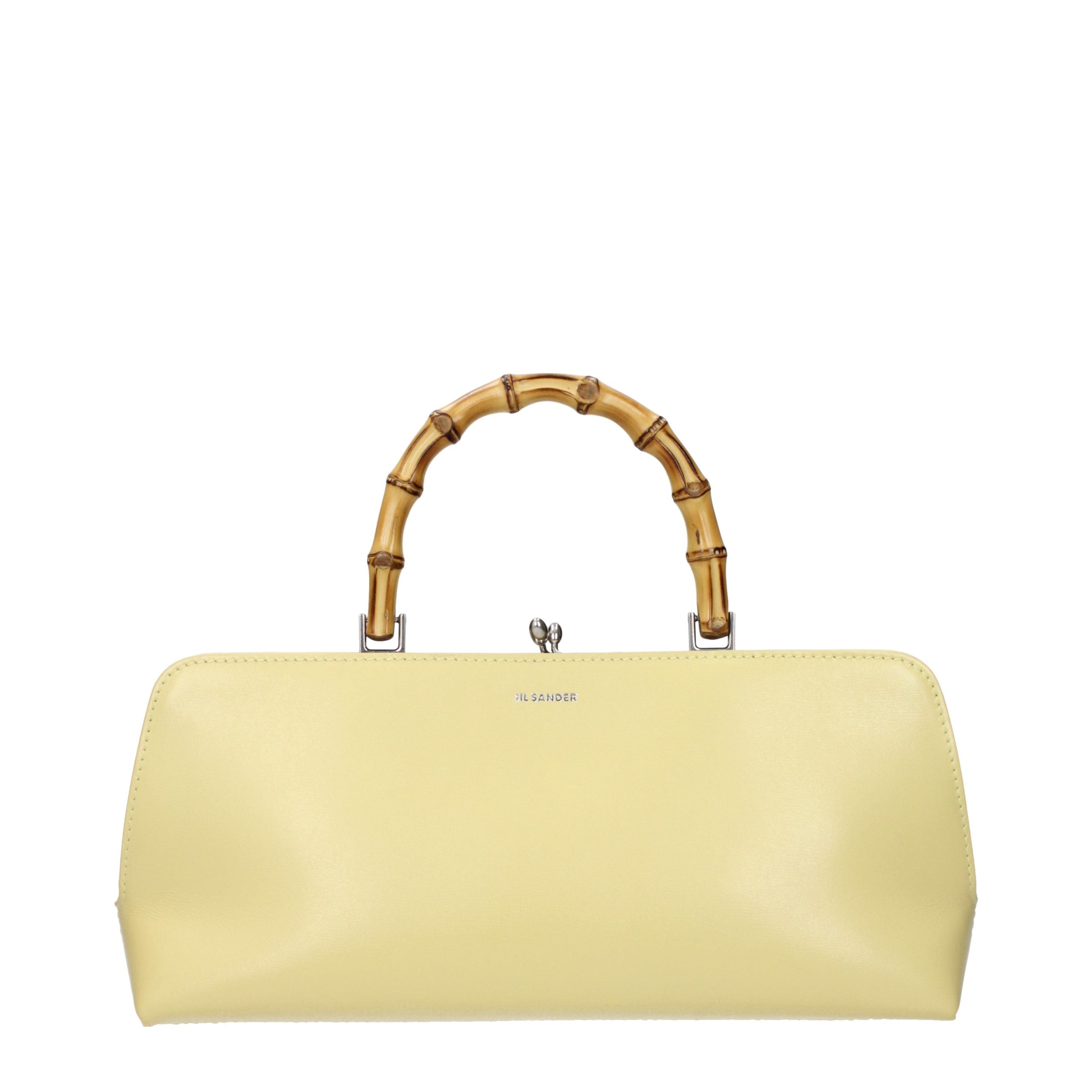 Jil Sander Yellow Leather Handbag Jil Sander