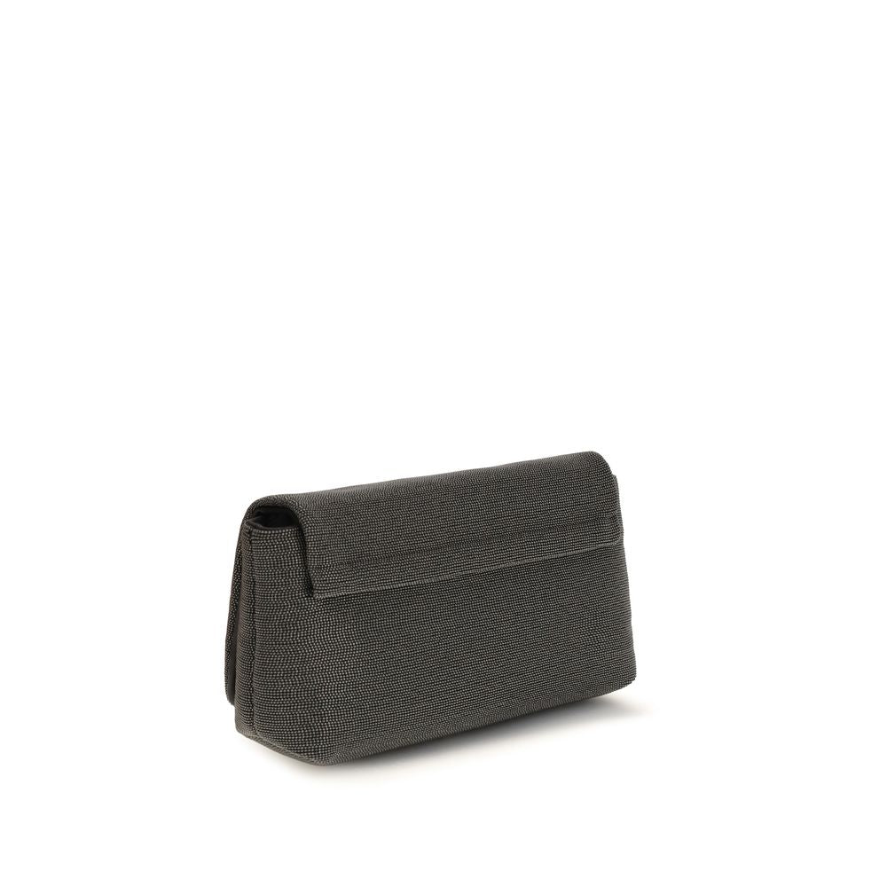 Brunello Cucinelli Black Leather Shoulder Bag Brunello Cucinelli