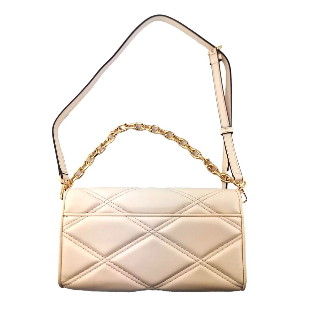 Michael Kors Beige Leather Shoulder Bag Michael Kors