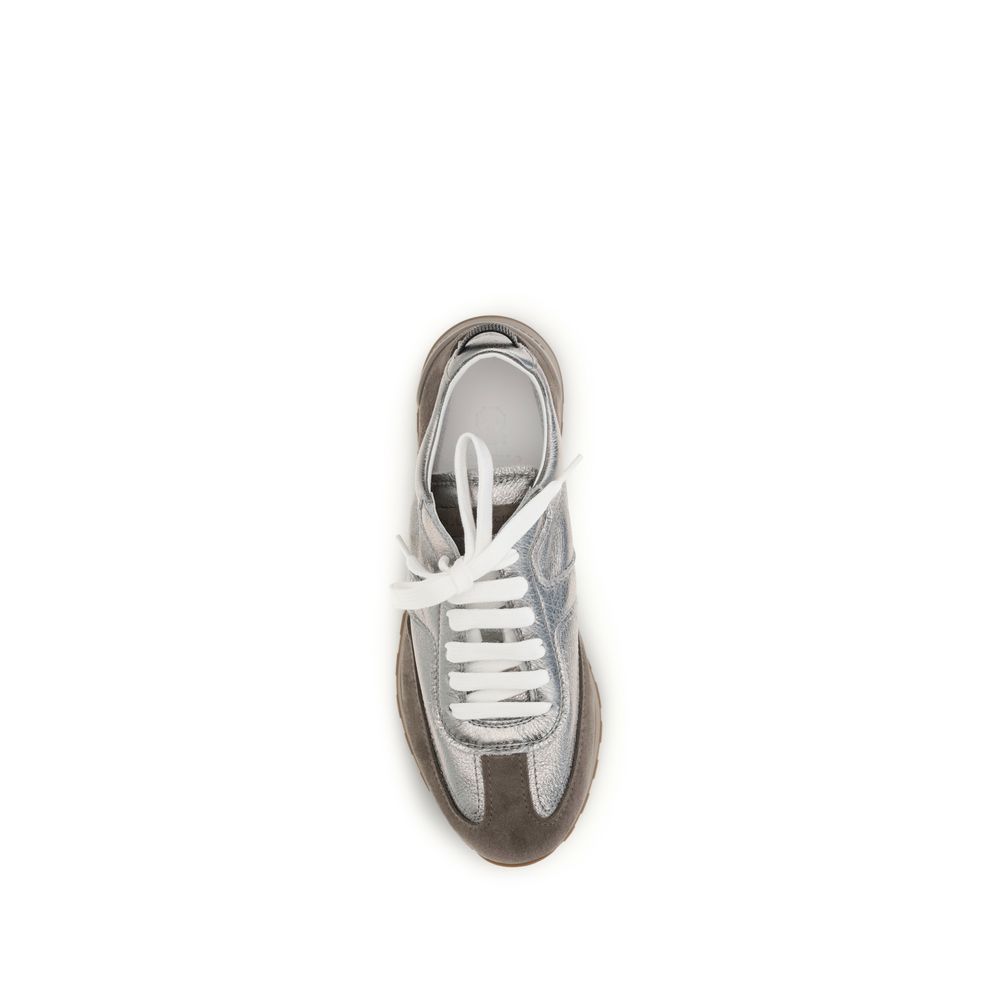 Brunello Cucinelli Multicolor Calf Leather Bos Taurus Athletic Sneakers Brunello Cucinelli