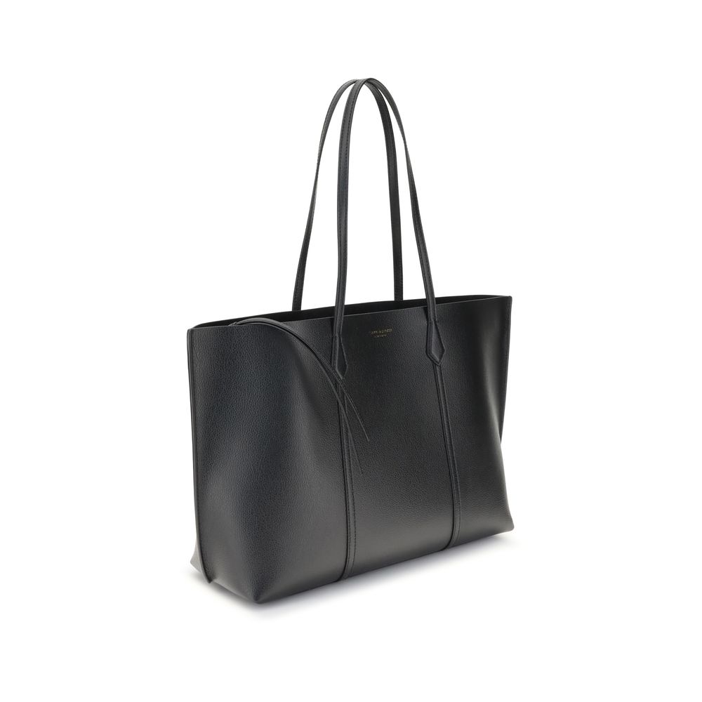 Tory Burch Black Calf Leather Bos Taurus Handbag Tory Burch