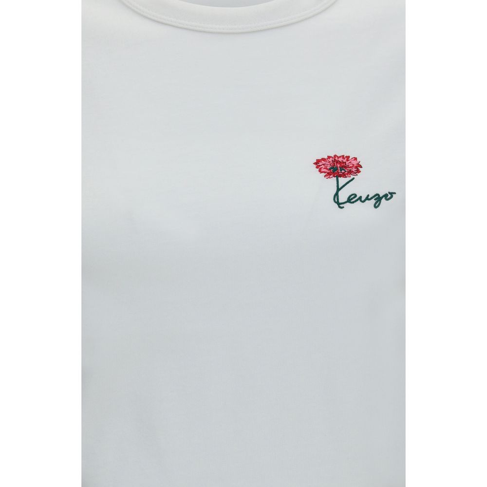 Kenzo White Cotton T-Shirt Kenzo