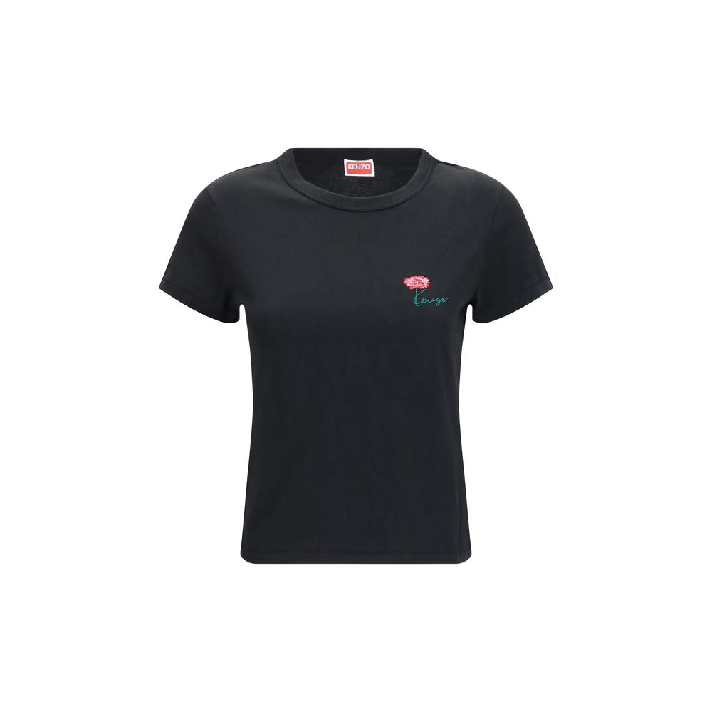 Kenzo Black Cotton T-Shirt Kenzo