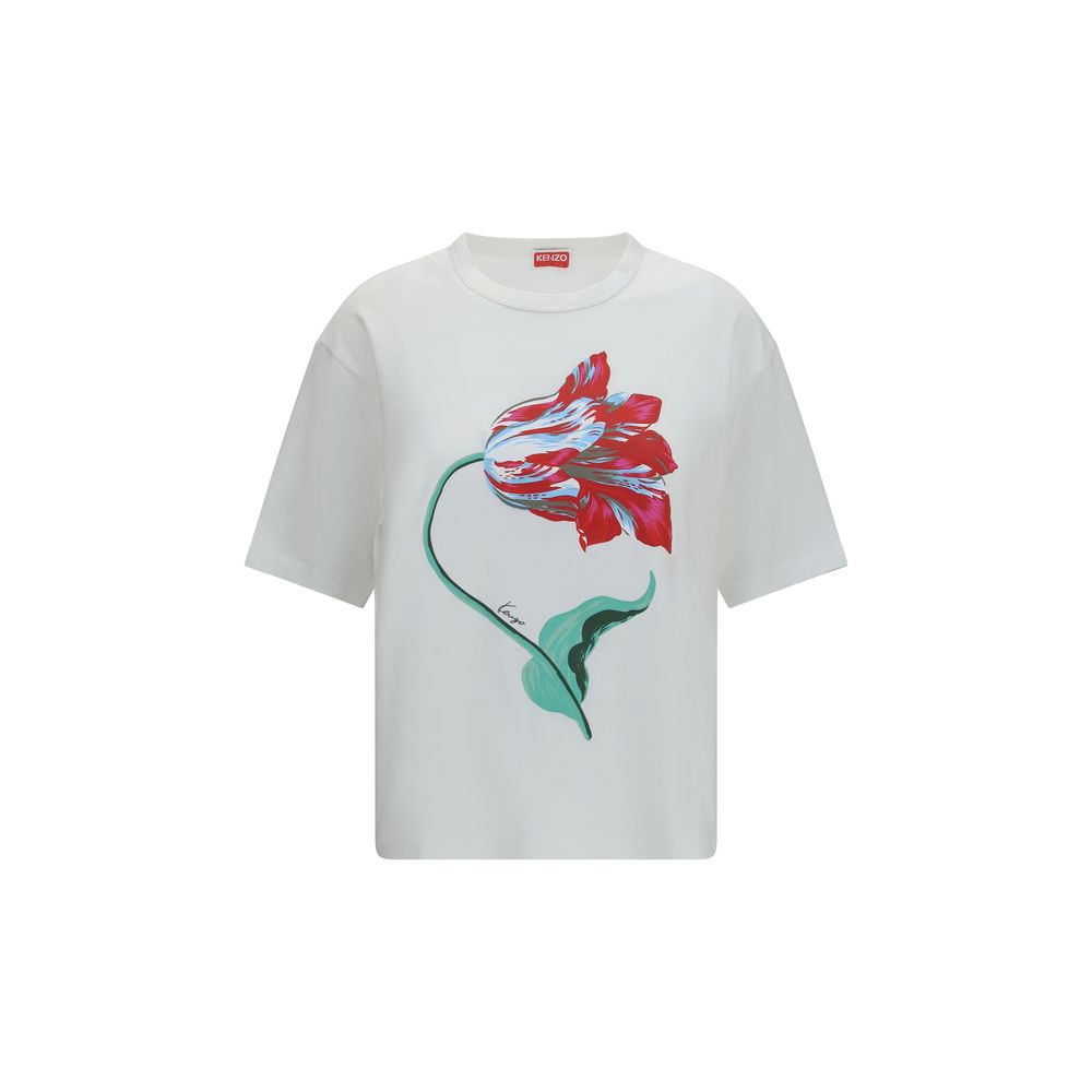 Kenzo White Cotton T-Shirt Kenzo