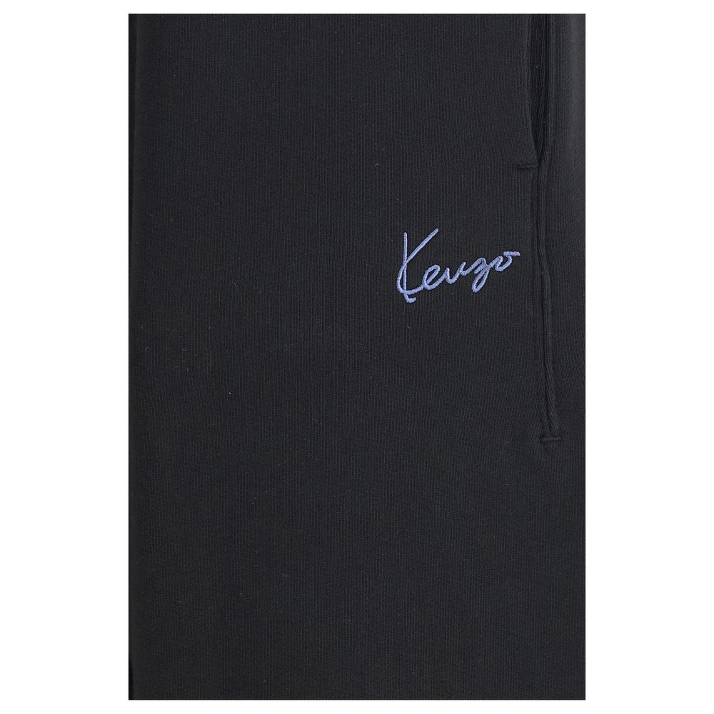 Kenzo Black Cotton Joggers (Workout Pants) Kenzo