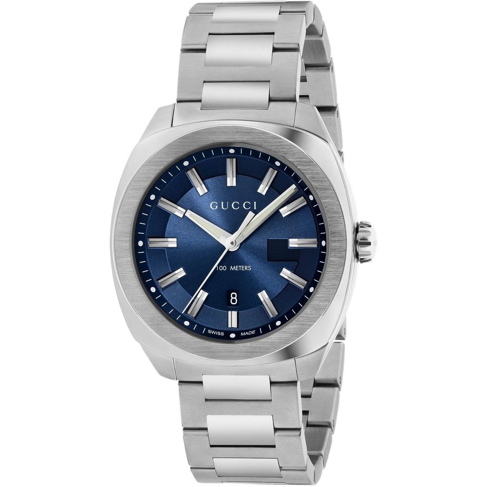 Gucci Gray Stainless Steel Dress Watch Gucci