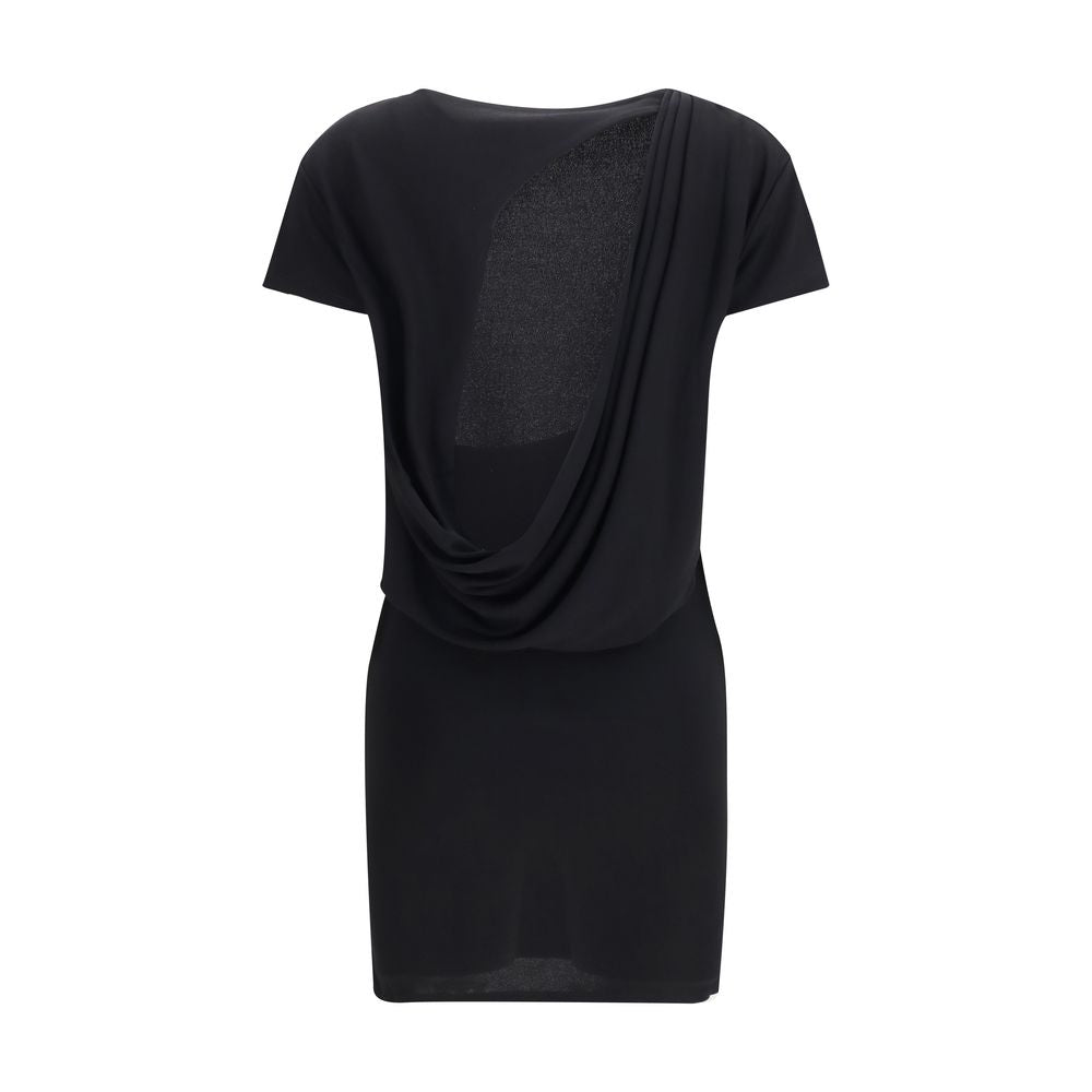 Jacquemus Black Viscose Cocktail Dress Jacquemus