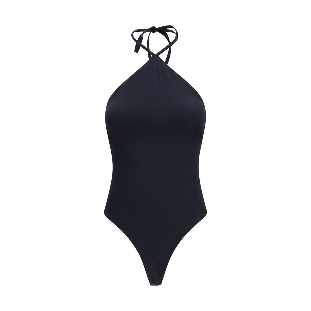 Jacquemus Black Nylon One-Piece Swimsuit Jacquemus