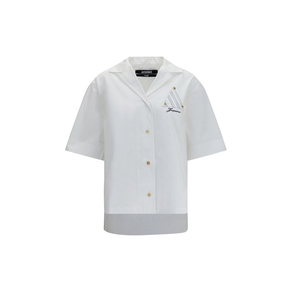 Jacquemus White Cotton Shirt Jacquemus
