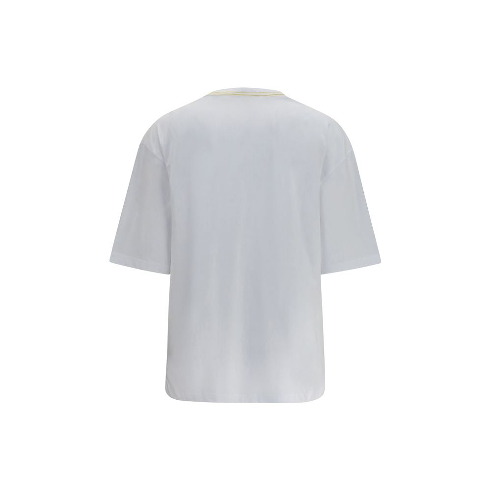 Jacquemus White Cotton T-Shirt Jacquemus