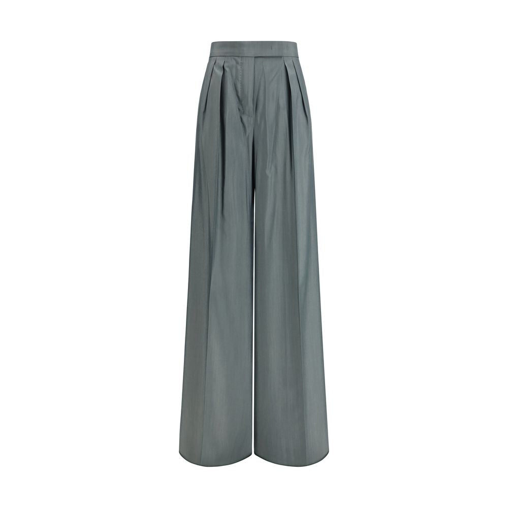 Max Mara Bicolor Wool Oves Aries Casual Pants Max Mara