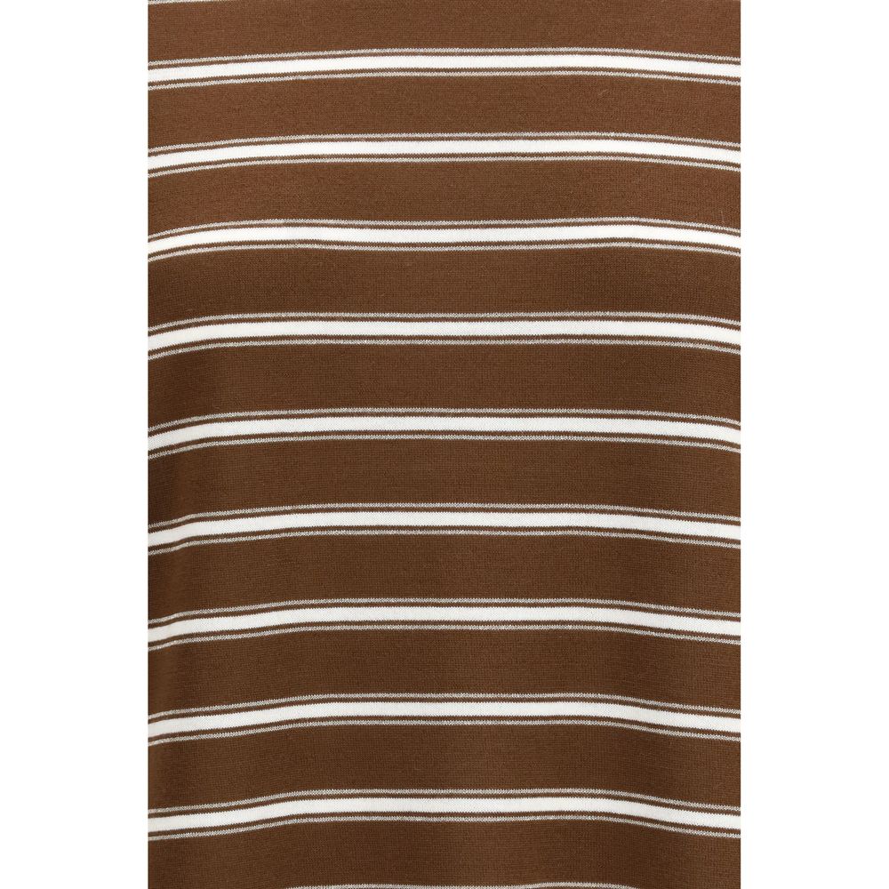 Brunello Cucinelli Beige Wool Oves Aries T-Shirt Brunello Cucinelli