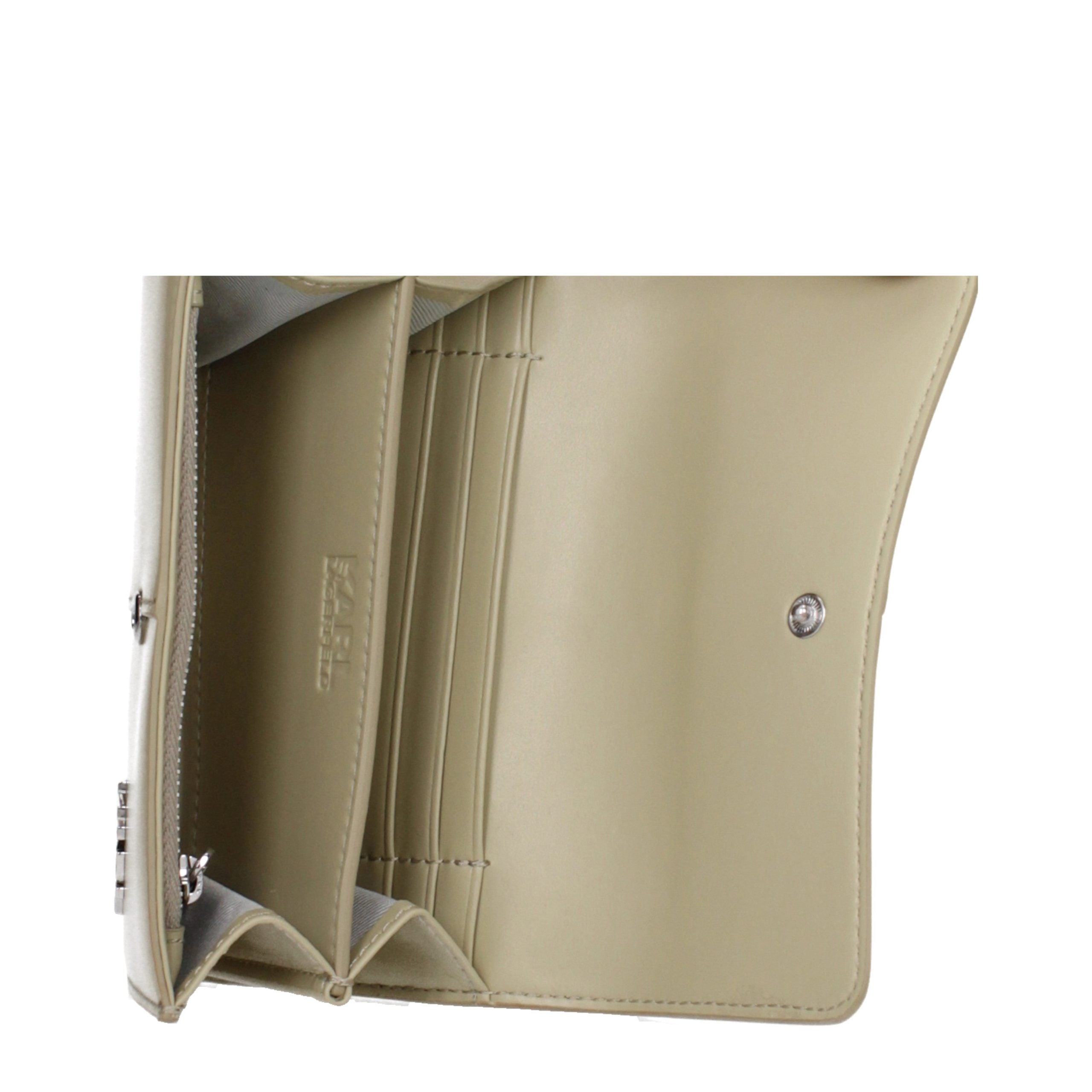 Karl Lagerfeld Green Polyethylene Wallet Karl Lagerfeld