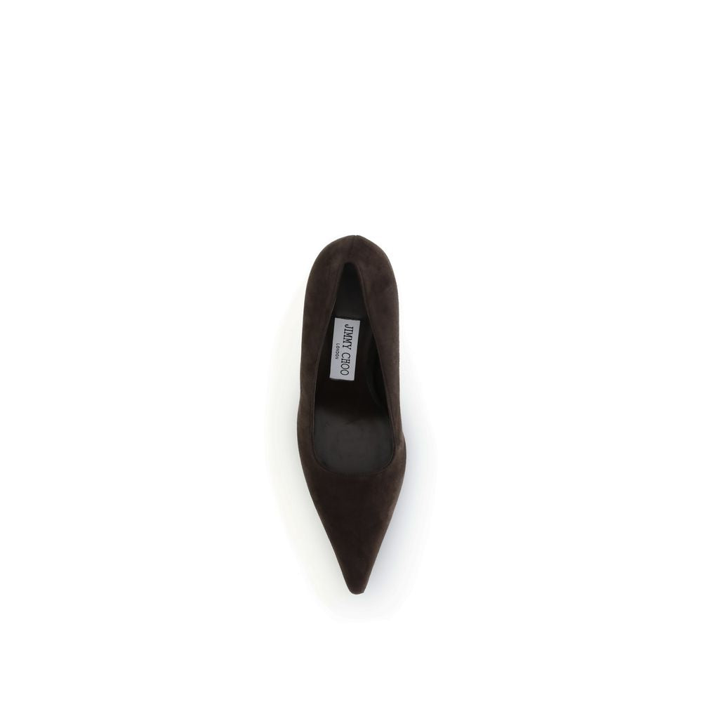 Jimmy Choo Brown Leather High Heel Pumps Jimmy Choo