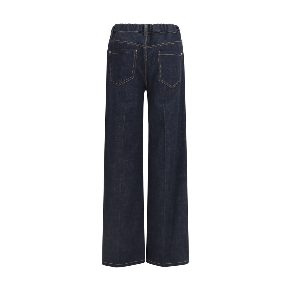 Brunello Cucinelli Blue Cotton Jeans Denim Brunello Cucinelli