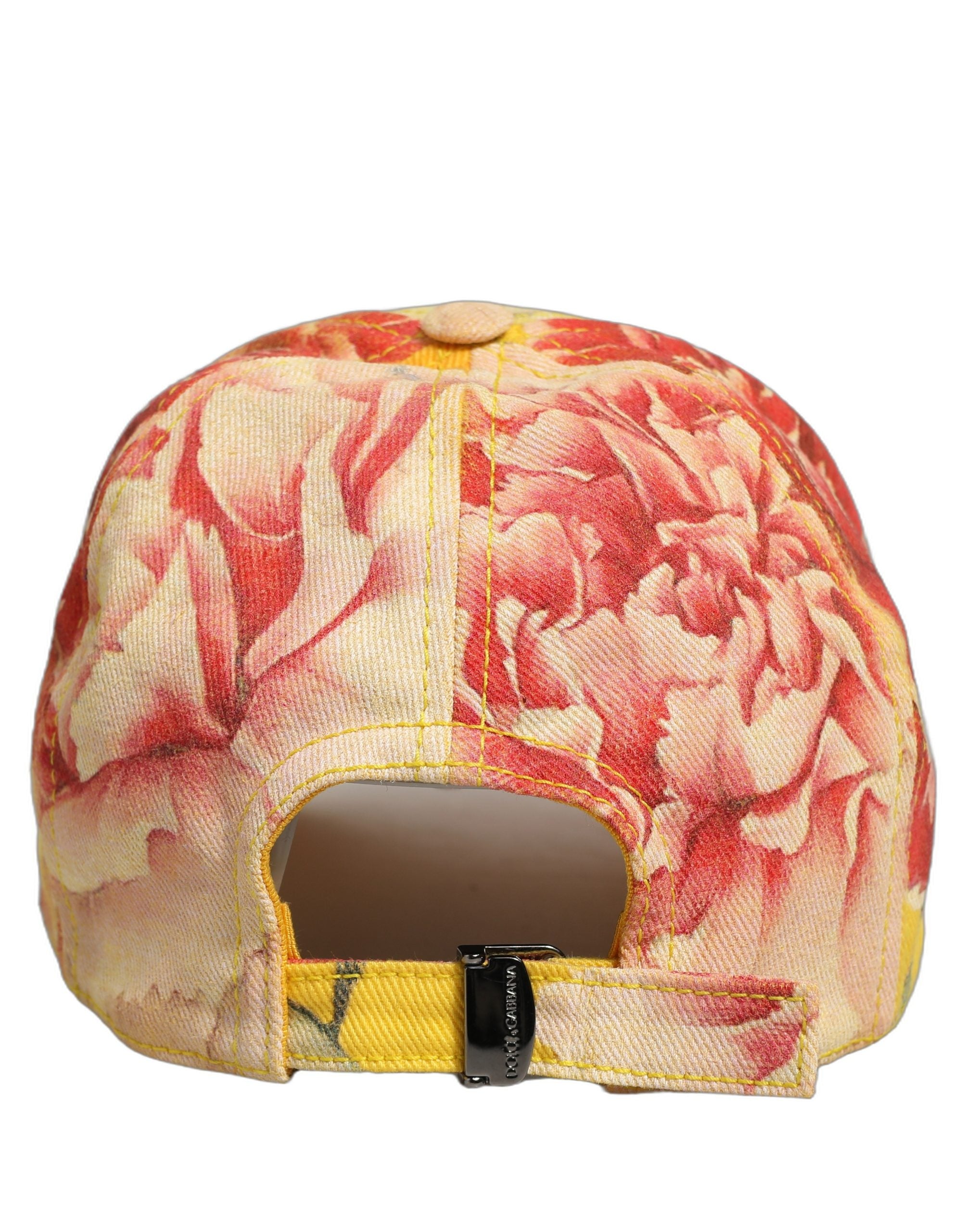 Dolce & Gabbana Men Multicolor Cotton Floral Baseball Capello Hat Dolce & Gabbana