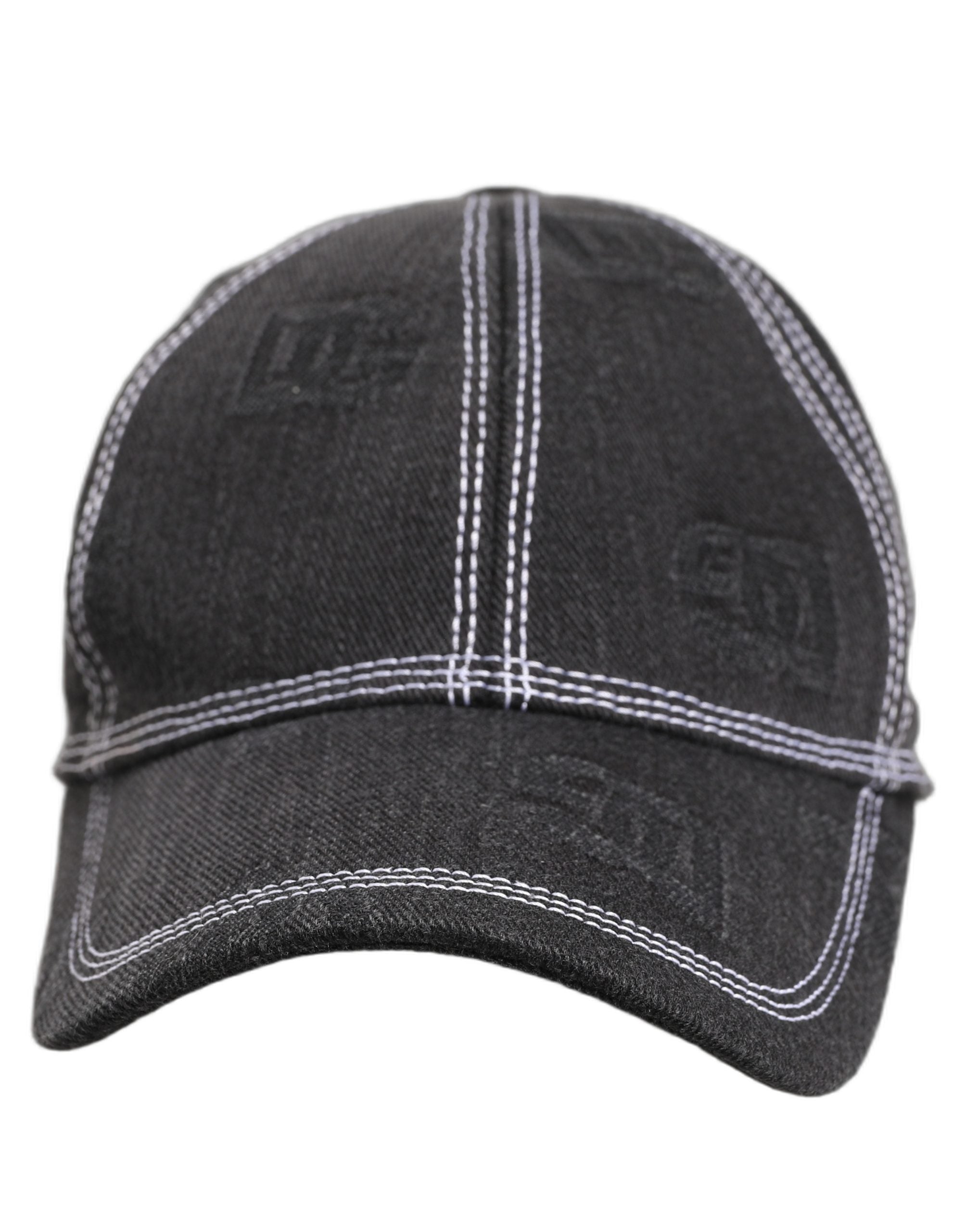 Dolce & Gabbana Men Black Cotton 6 Panel Baseball Capello Hat Dolce & Gabbana