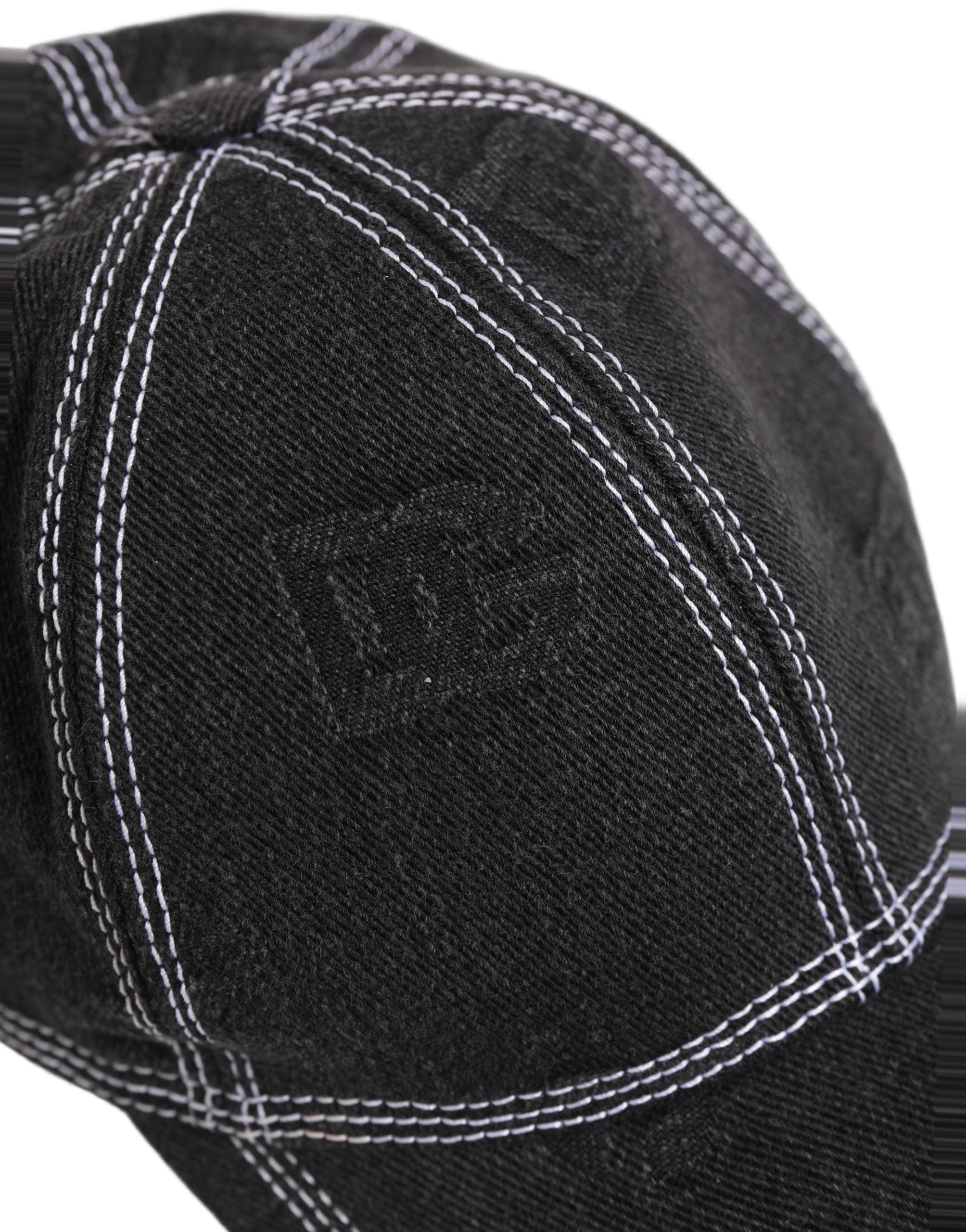Dolce & Gabbana Men Black Cotton 6 Panel Baseball Capello Hat Dolce & Gabbana