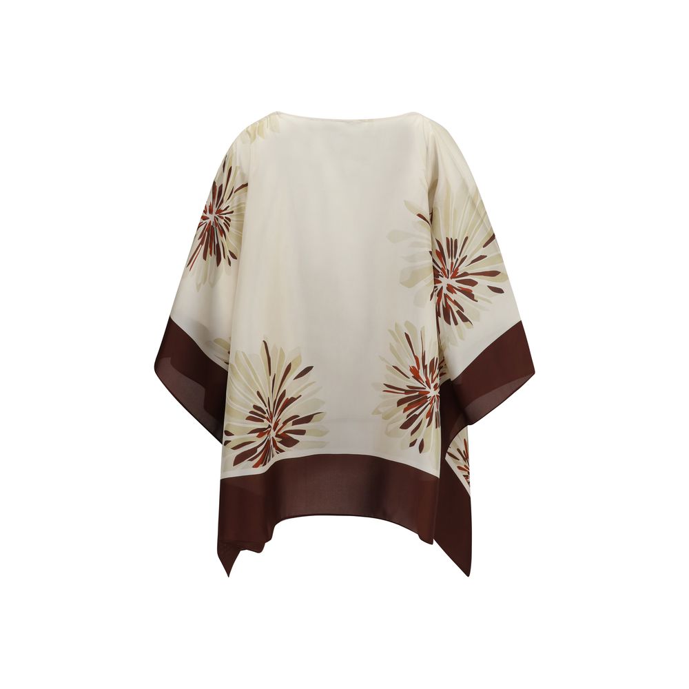 Brunello Cucinelli Multicolor Silk Blouse Brunello Cucinelli