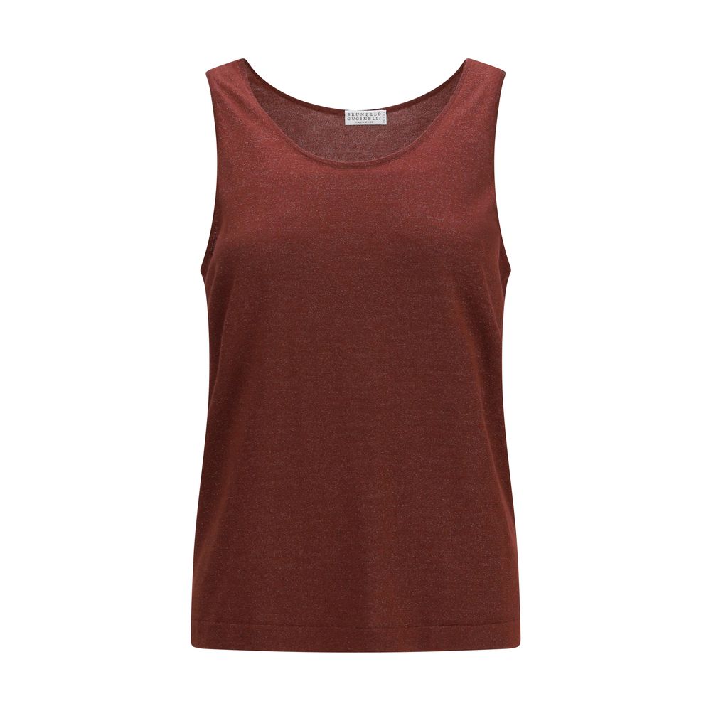 Brunello Cucinelli Multicolor Cashmere Tank Tops Brunello Cucinelli
