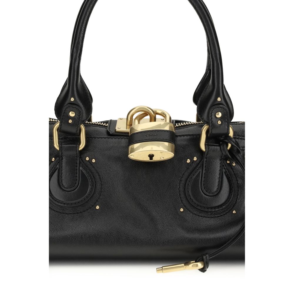 Chloé Black Buffalo Leather Shoulder Bag Chloé