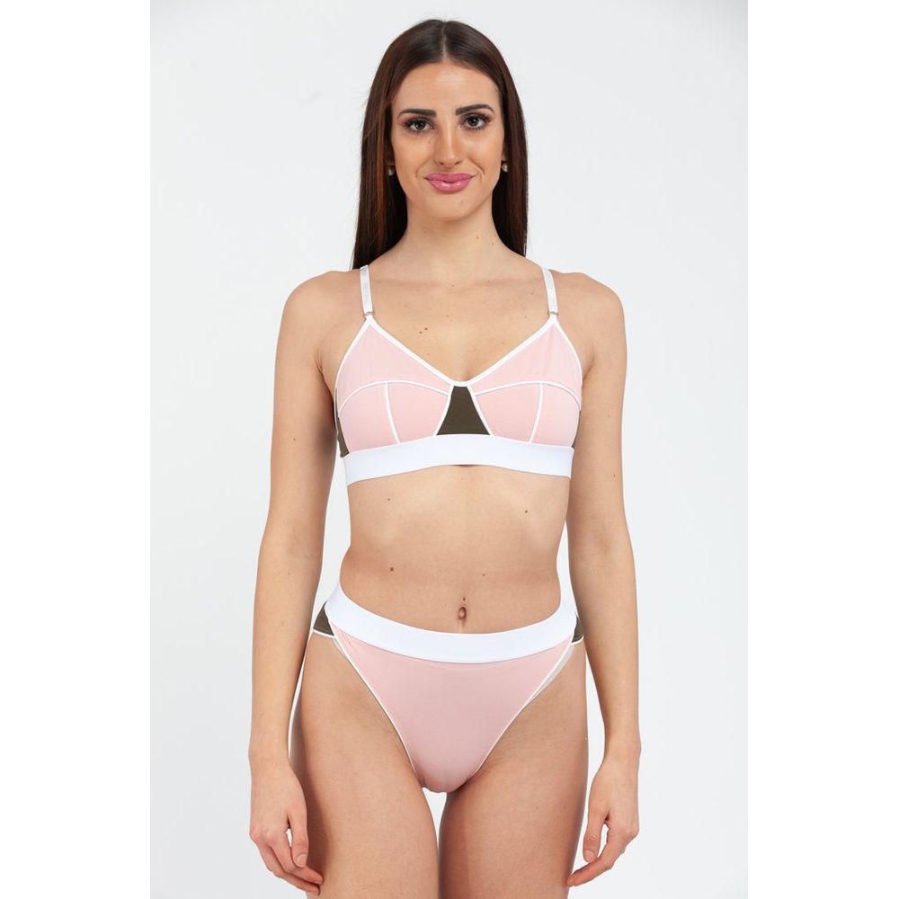 Moschino Multicolor Cotton Bra Moschino