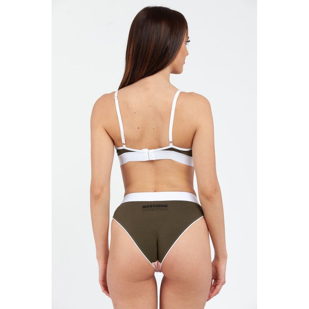 Moschino Multicolor Cotton Bra Moschino