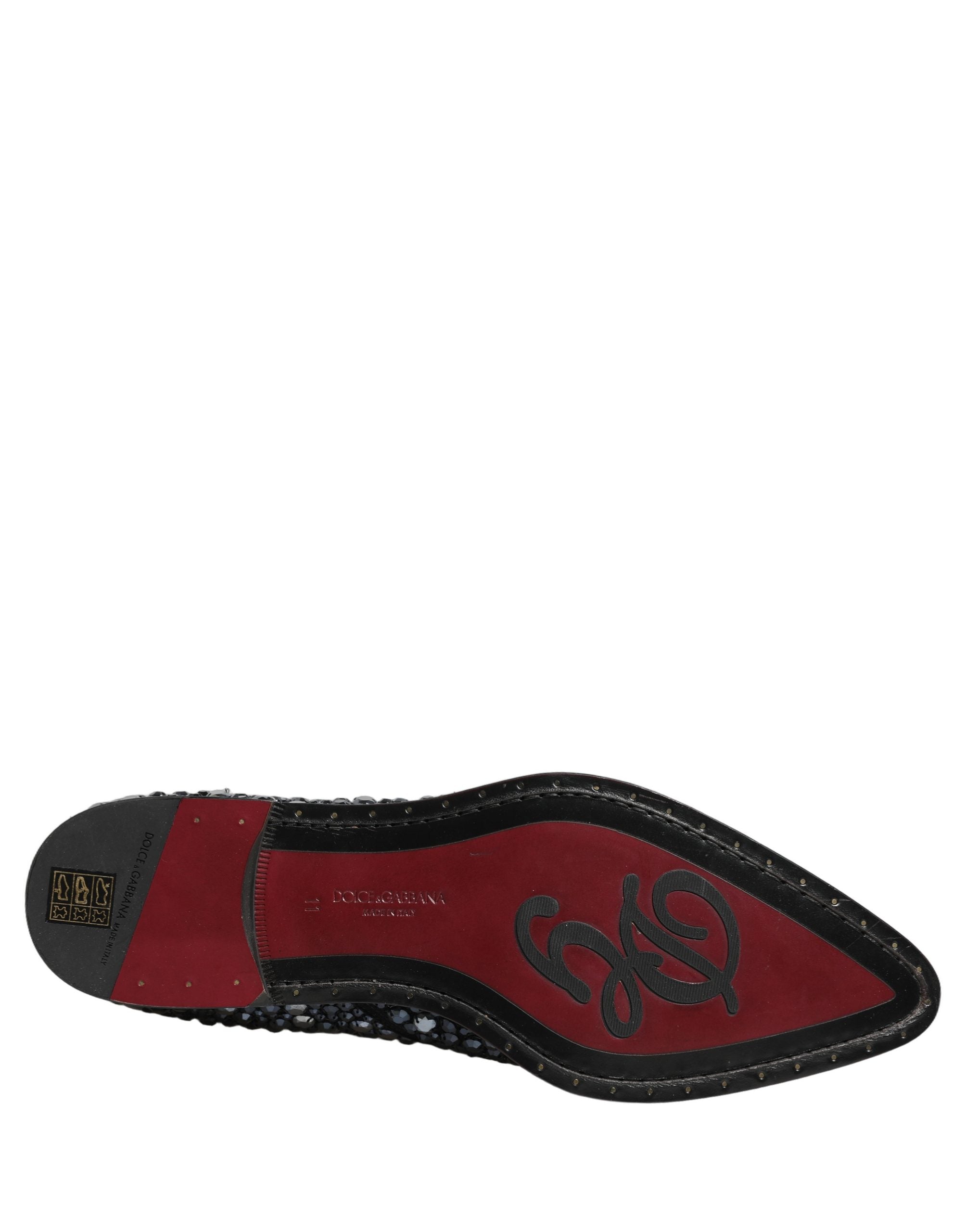 Dolce & Gabbana Black Embellished Chelsea Ankle Boots Shoes Dolce & Gabbana