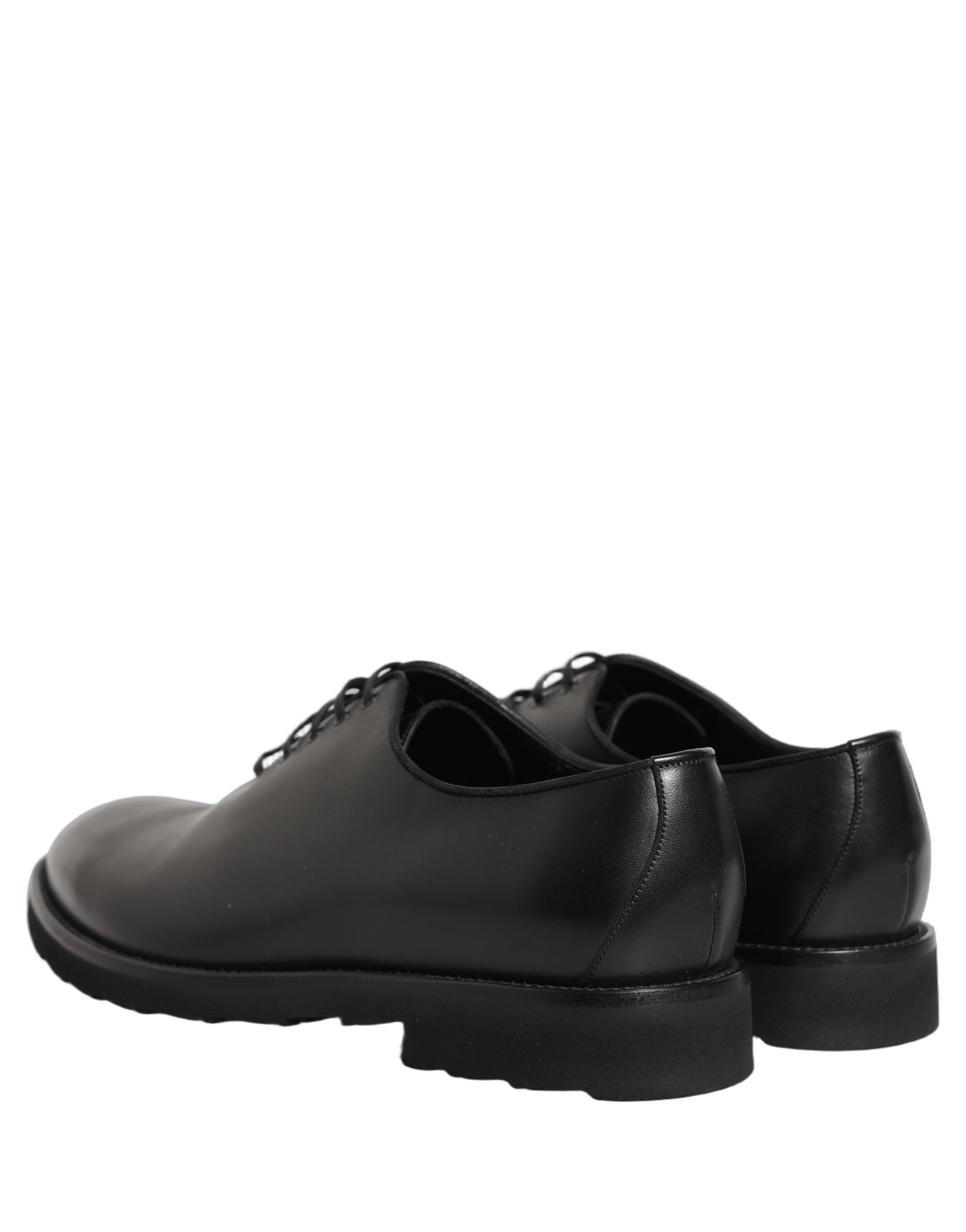 Dolce & Gabbana Black Leather Men Oxford Dress Formal Shoes Dolce & Gabbana