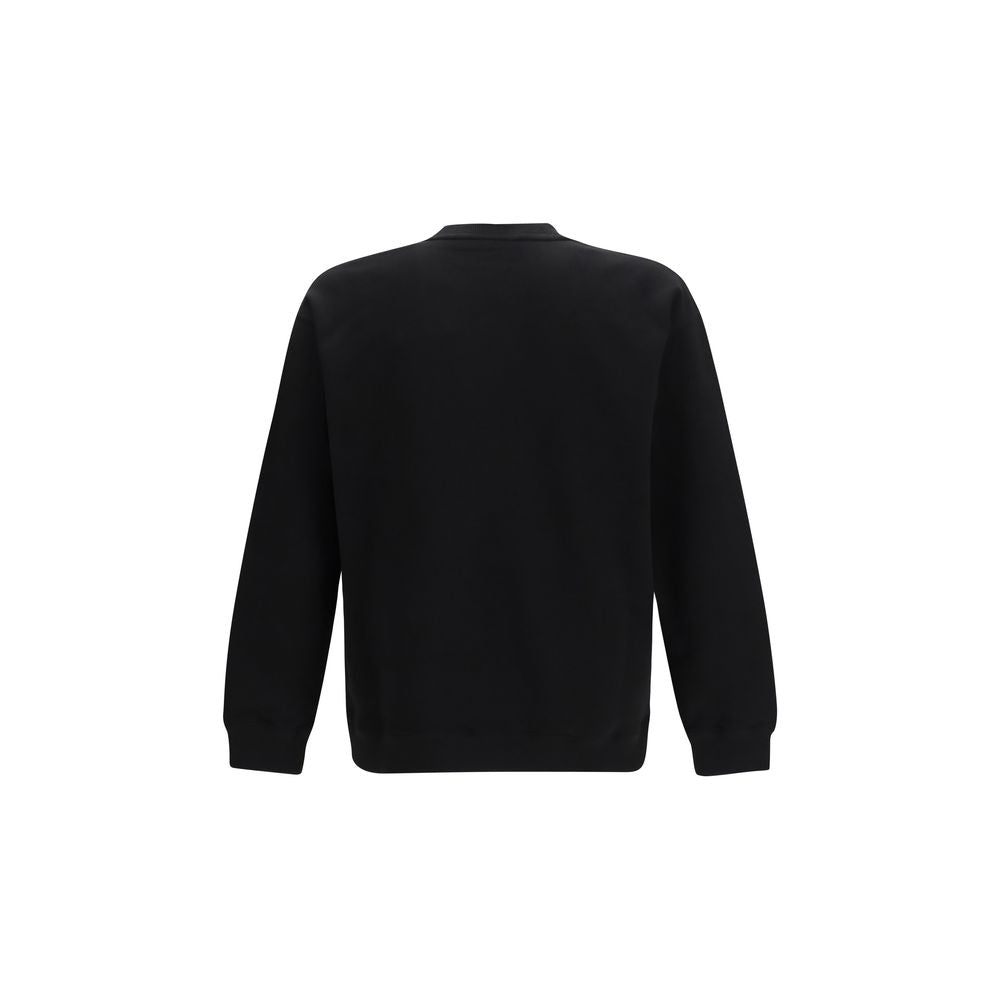 Valentino Garavani Black Cotton Sweatshirt Valentino Garavani