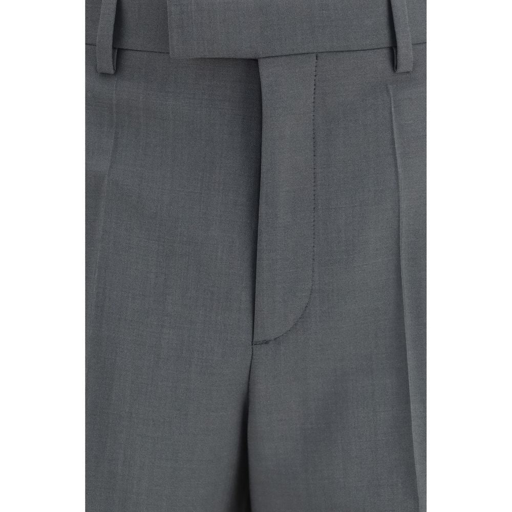 Valentino Garavani Gray Wool Oves Aries Dress Pants Valentino Garavani