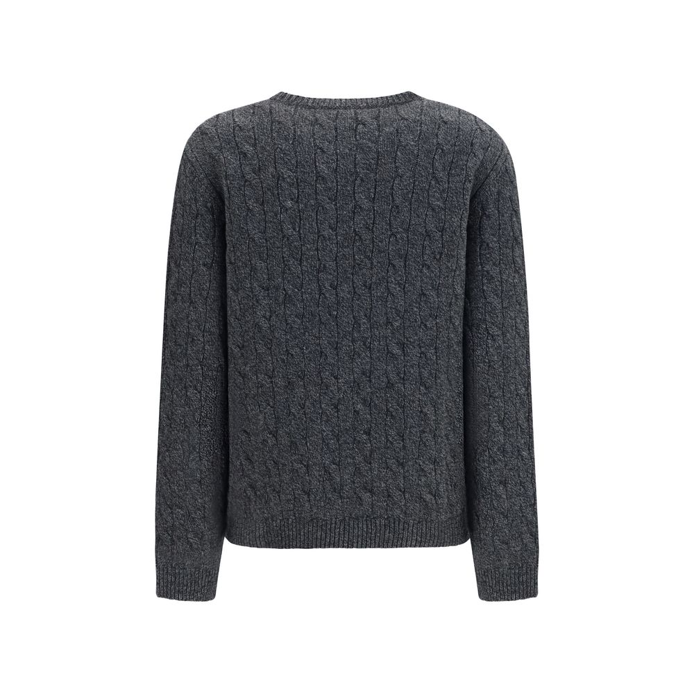 Valentino Garavani Gray Wool Oves Aries Sweatshirt Valentino Garavani