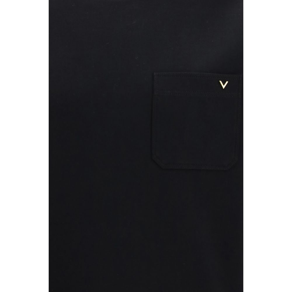 Valentino Garavani Black Cotton Sweatshirt Valentino Garavani