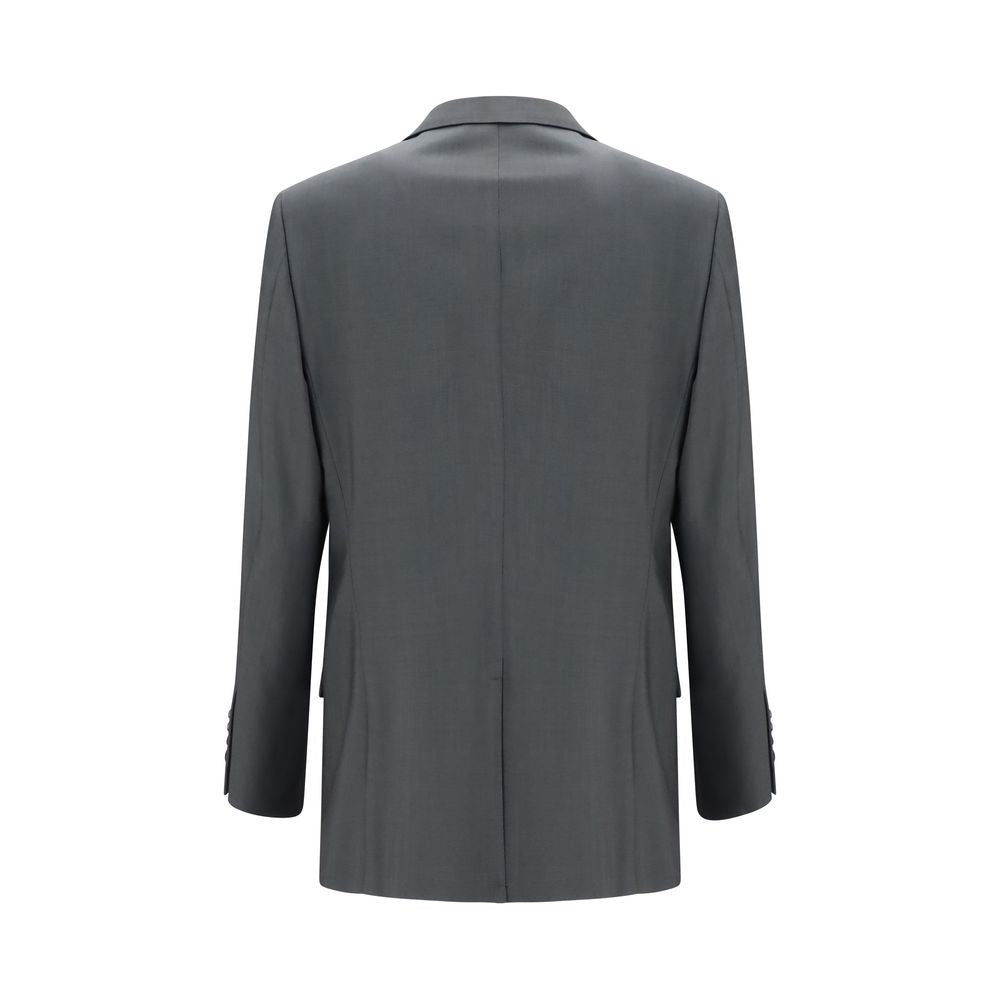 Valentino Gray Wool Oves Aries Jacket Valentino