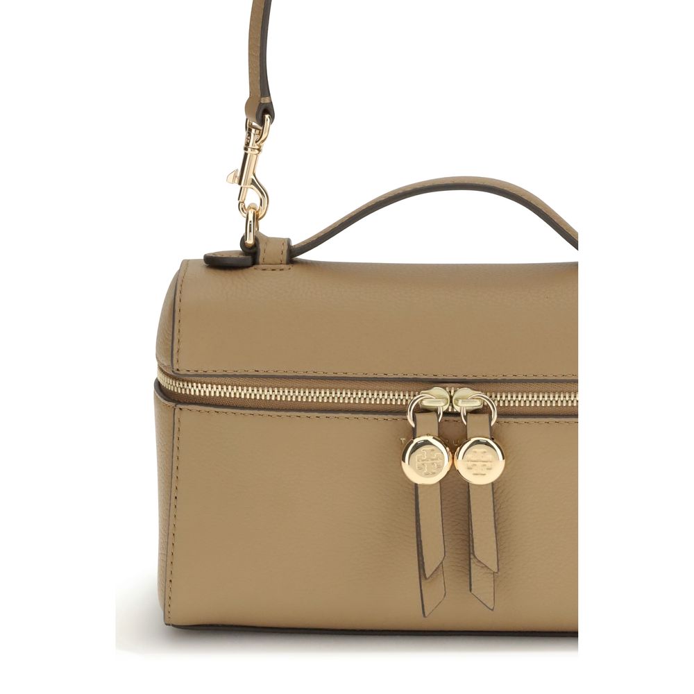 Tory Burch Beige Calf Leather Bos Taurus Handbag Tory Burch