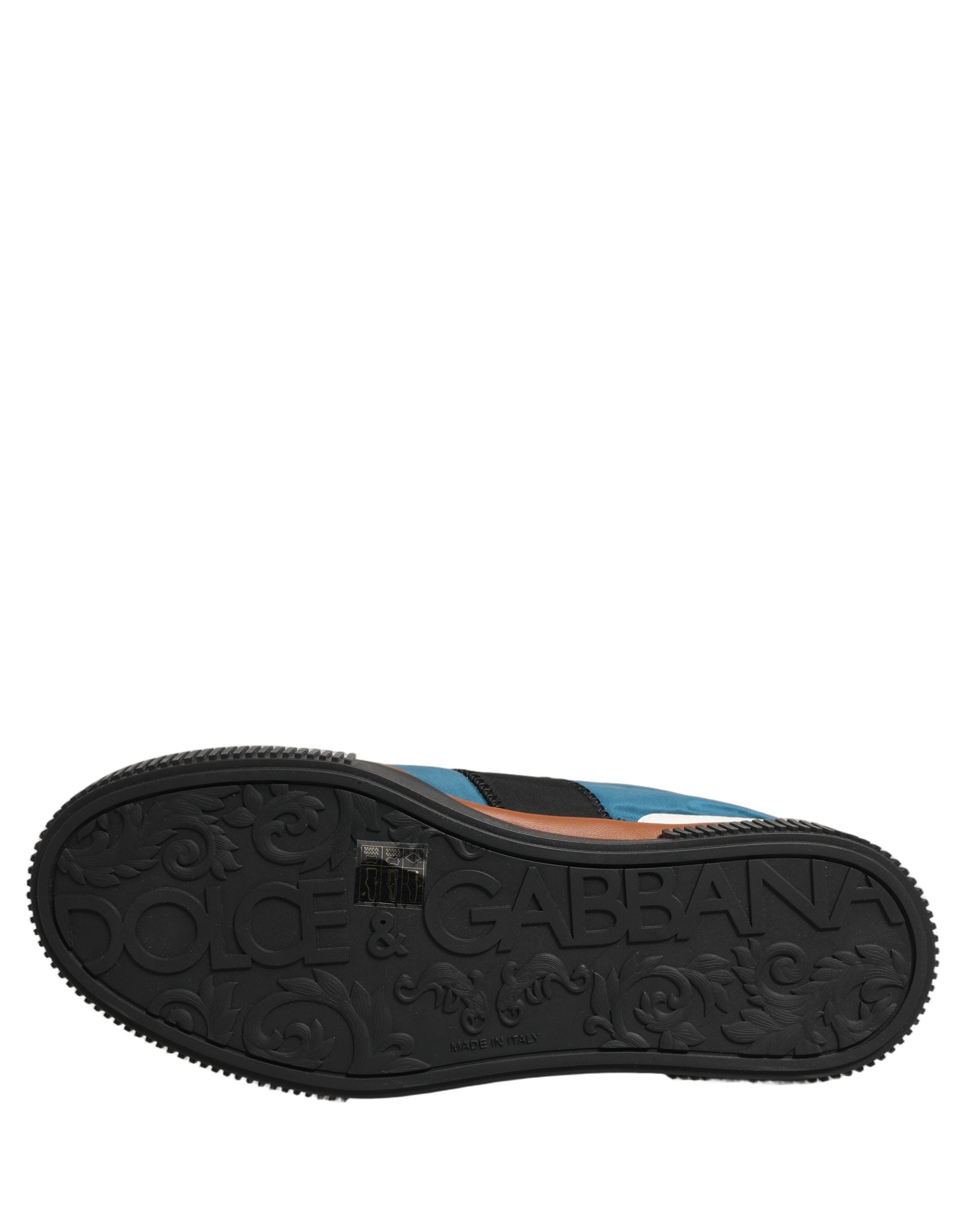 Dolce & Gabbana Multicolor Leather MIAMI Low Top Men Sneakers Shoes Dolce & Gabbana
