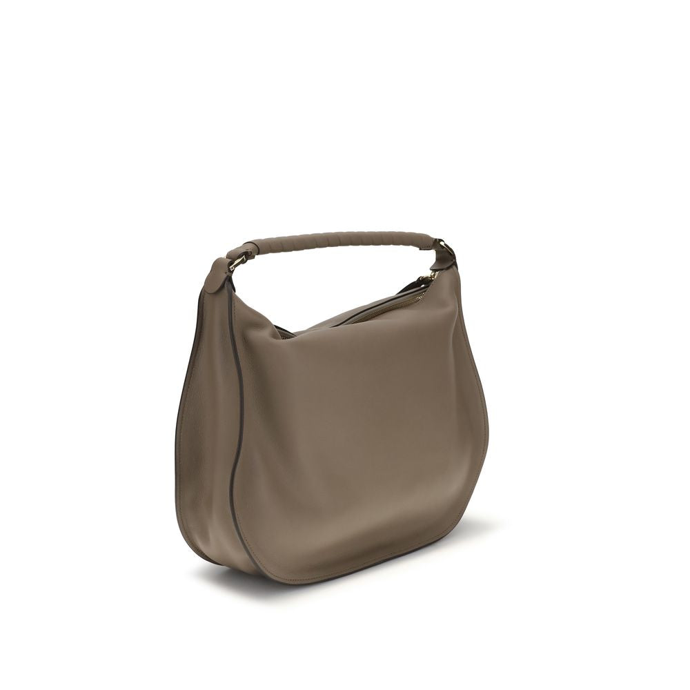Chloé Beige Calf Leather Bos Taurus Shoulder Bag Chloé