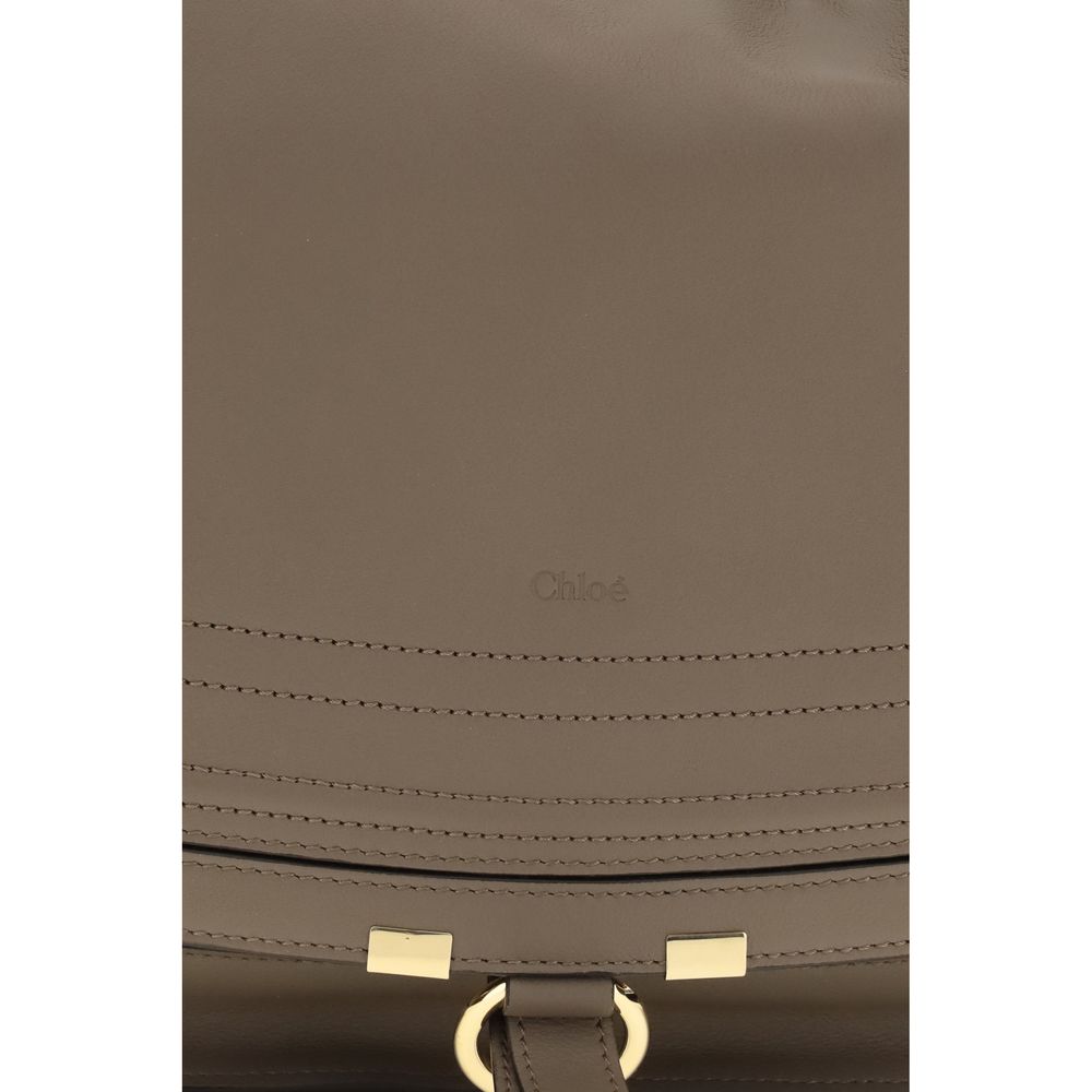 Chloé Beige Calf Leather Bos Taurus Shoulder Bag Chloé