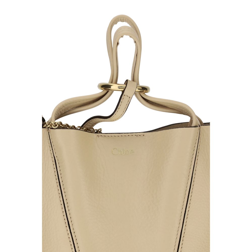 Chloé Beige Calf Leather Bos Taurus Shoulder Bag Chloé