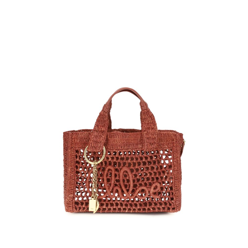 Chloé Multicolor Raffia Shoulder Bag Chloé