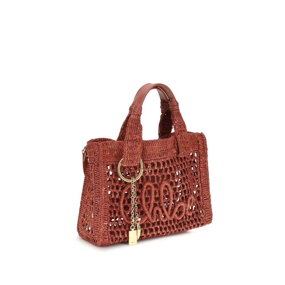 Chloé Multicolor Raffia Shoulder Bag Chloé
