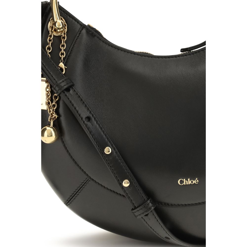 Chloé Black Calf Leather Bos Taurus Shoulder Bag Chloé