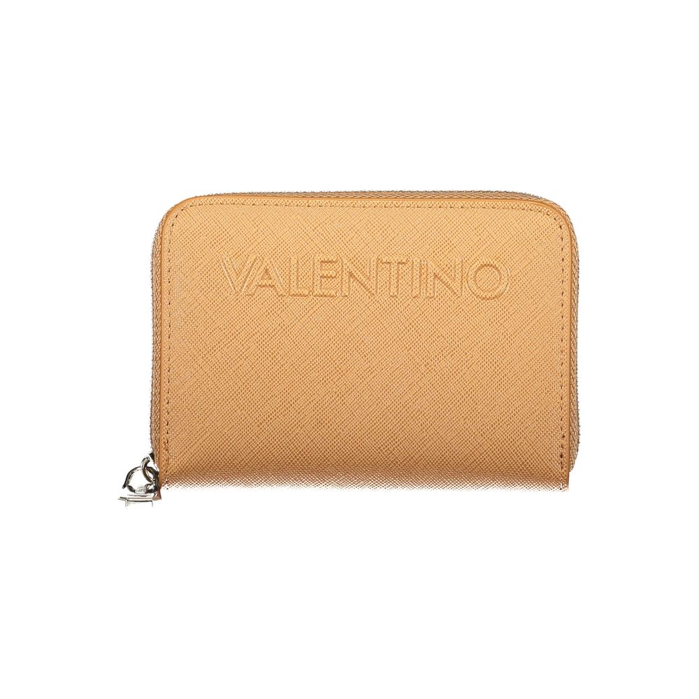 Valentino Brown Polyurethane Women's Wallet Valentino