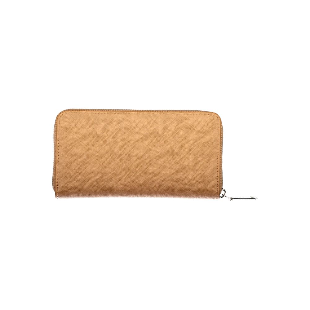 Valentino Brown Polyurethane Women's Wallet Valentino